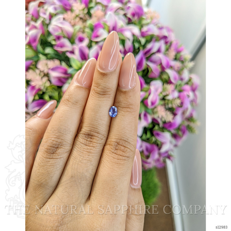 0.52 Ct. Violet Sapphire from Ceylon (Sri Lanka)