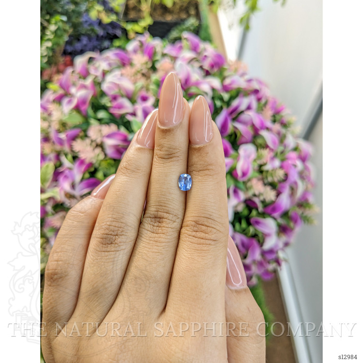 0.76 Ct. Blue Sapphire from Ceylon (Sri Lanka)