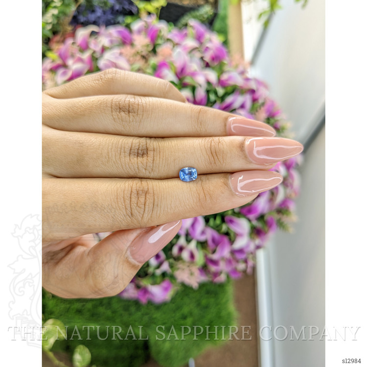 0.76 Ct. Blue Sapphire from Ceylon (Sri Lanka)
