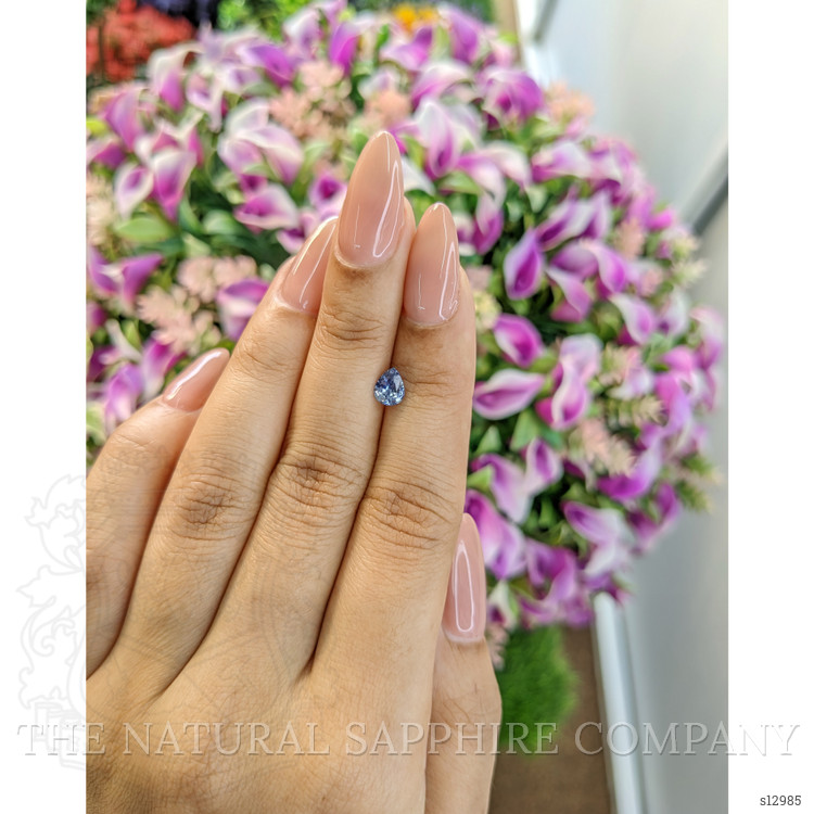 0.66 Ct. Blue Sapphire from Ceylon (Sri Lanka)