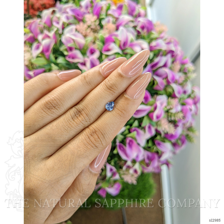 0.66 Ct. Blue Sapphire from Ceylon (Sri Lanka)