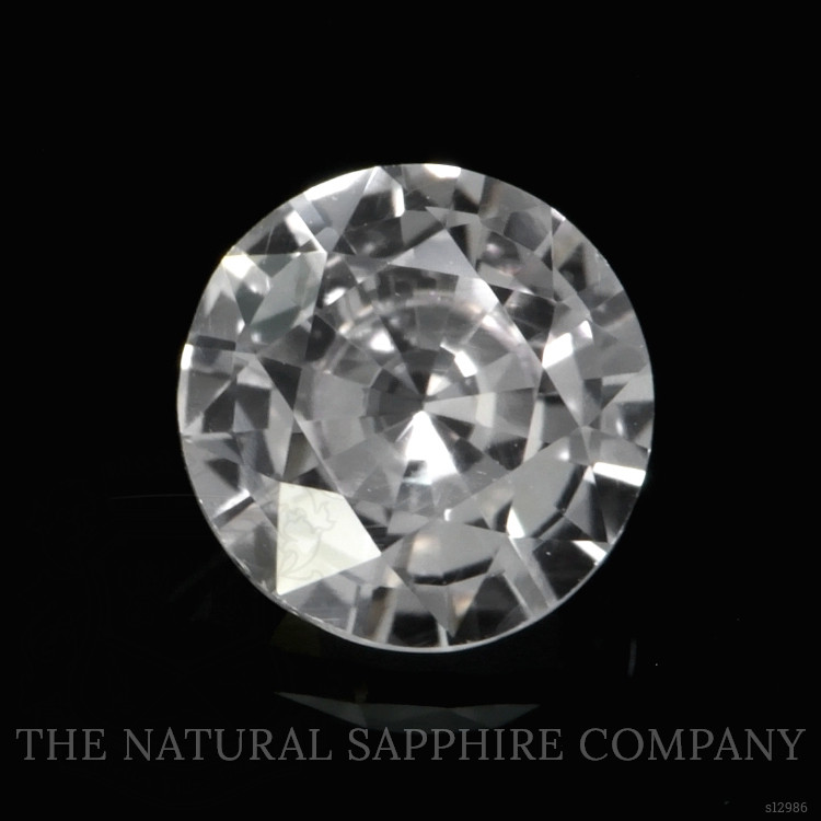 0.53 Ct. White Sapphire from Ceylon (Sri Lanka)