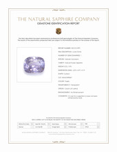 0.95 Ct. Purple Sapphire from Ceylon (Sri Lanka) Scan Report