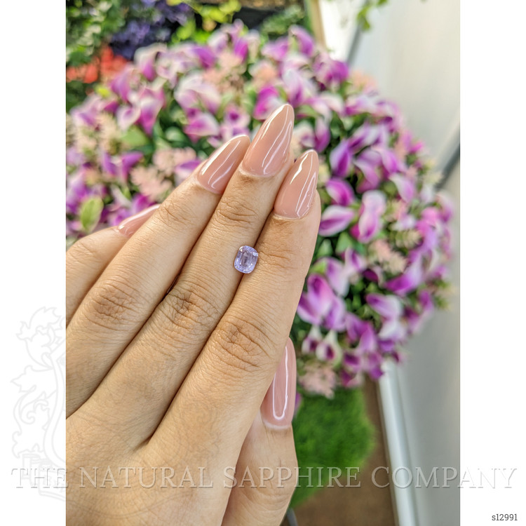 0.95 Ct. Purple Sapphire from Ceylon (Sri Lanka)