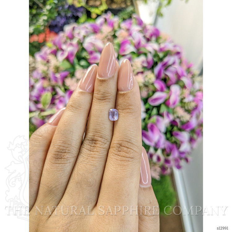0.95 Ct. Purple Sapphire from Ceylon (Sri Lanka)