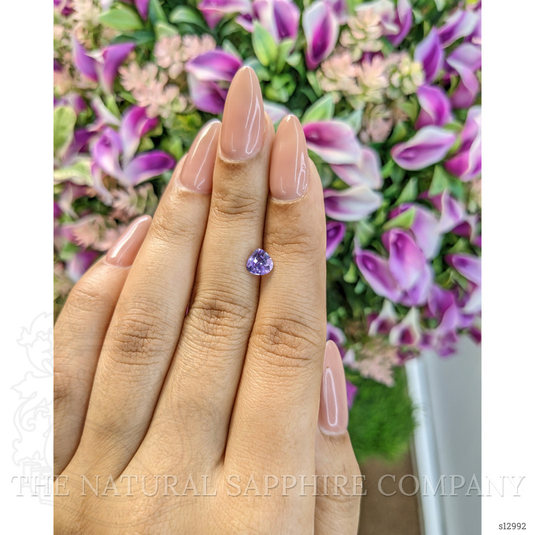 0.79 Ct. Purple Sapphire from Ceylon (Sri Lanka)