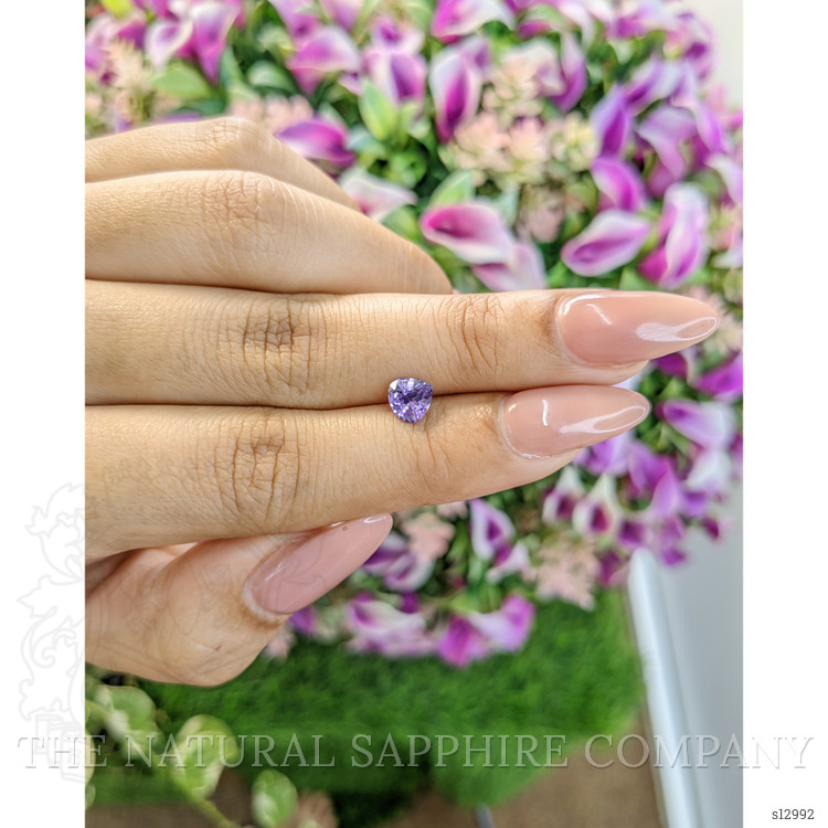 0.79 Ct. Purple Sapphire from Ceylon (Sri Lanka)