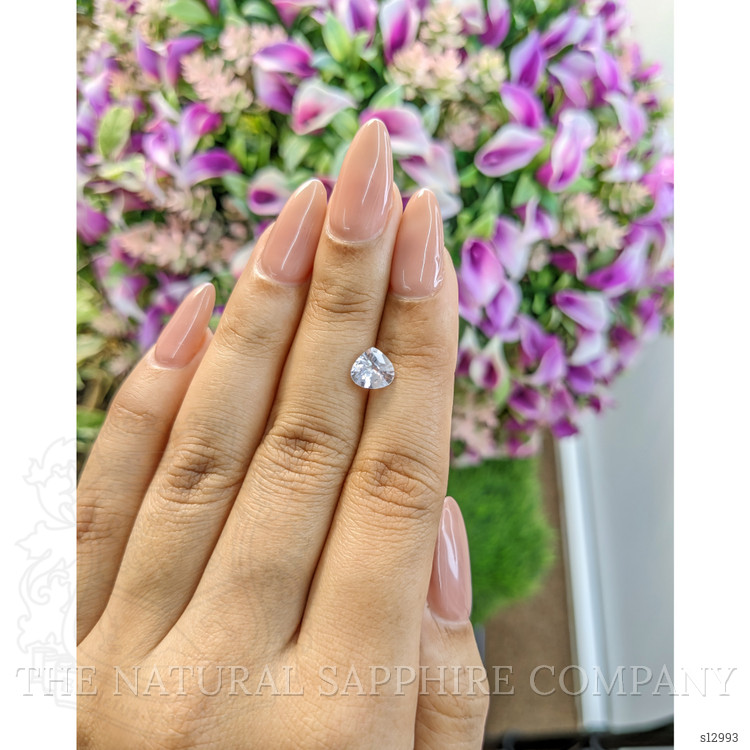 1.16 Ct. White Sapphire from Ceylon (Sri Lanka)
