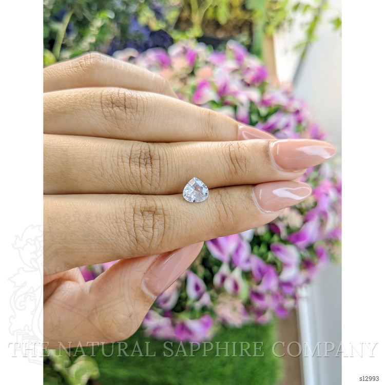 1.16 Ct. White Sapphire from Ceylon (Sri Lanka)