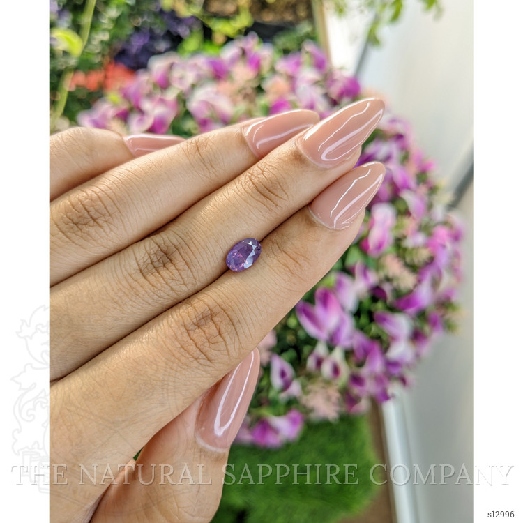 1.37 Ct. Pinkish Purple Sapphire from Ceylon (Sri Lanka)