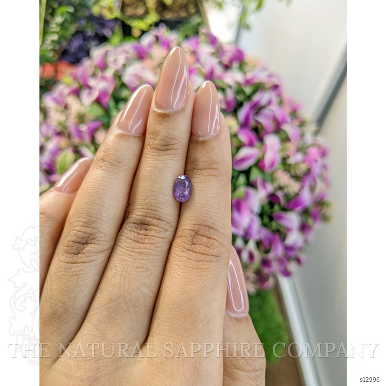 1.37 Ct. Pinkish Purple Sapphire from Ceylon (Sri Lanka)