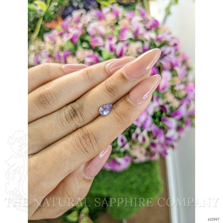0.89 Ct. Purple Sapphire from Ceylon (Sri Lanka)
