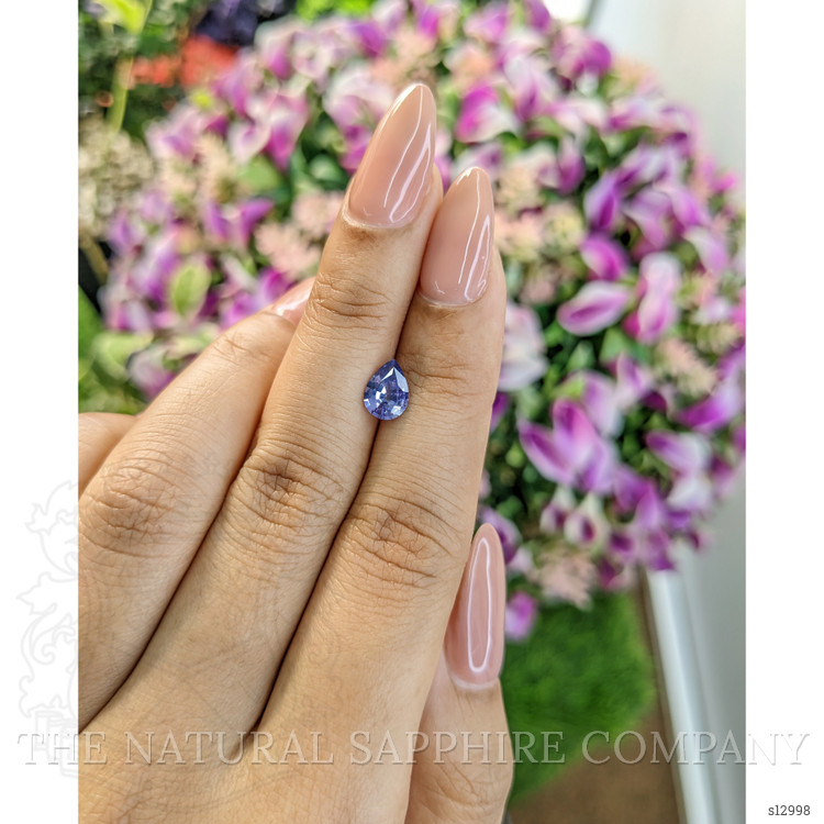 0.97 Ct. Violet Sapphire from Ceylon (Sri Lanka)
