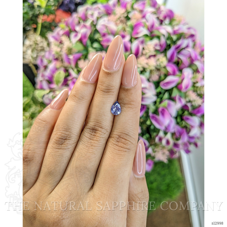 0.97 Ct. Violet Sapphire from Ceylon (Sri Lanka)