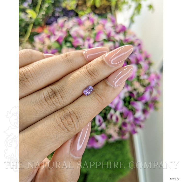 0.72 Ct. Purple Sapphire from Ceylon (Sri Lanka)