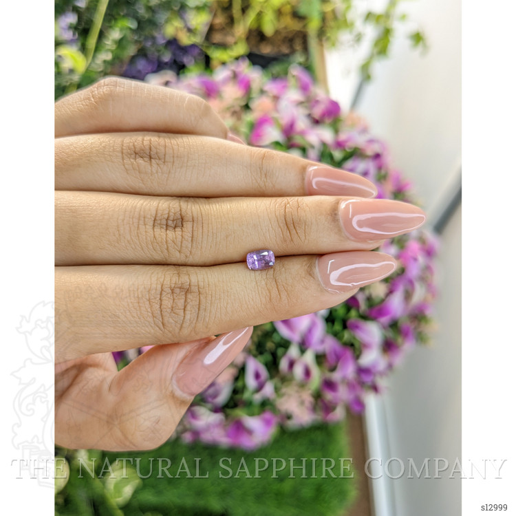 0.72 Ct. Purple Sapphire from Ceylon (Sri Lanka)