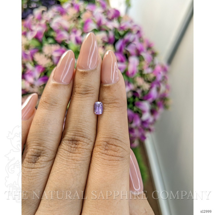 0.72 Ct. Purple Sapphire from Ceylon (Sri Lanka)