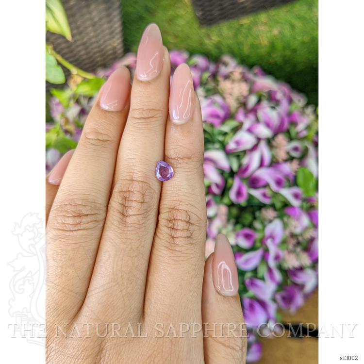 0.75 Ct. Pinkish Purple Sapphire from Ceylon (Sri Lanka)