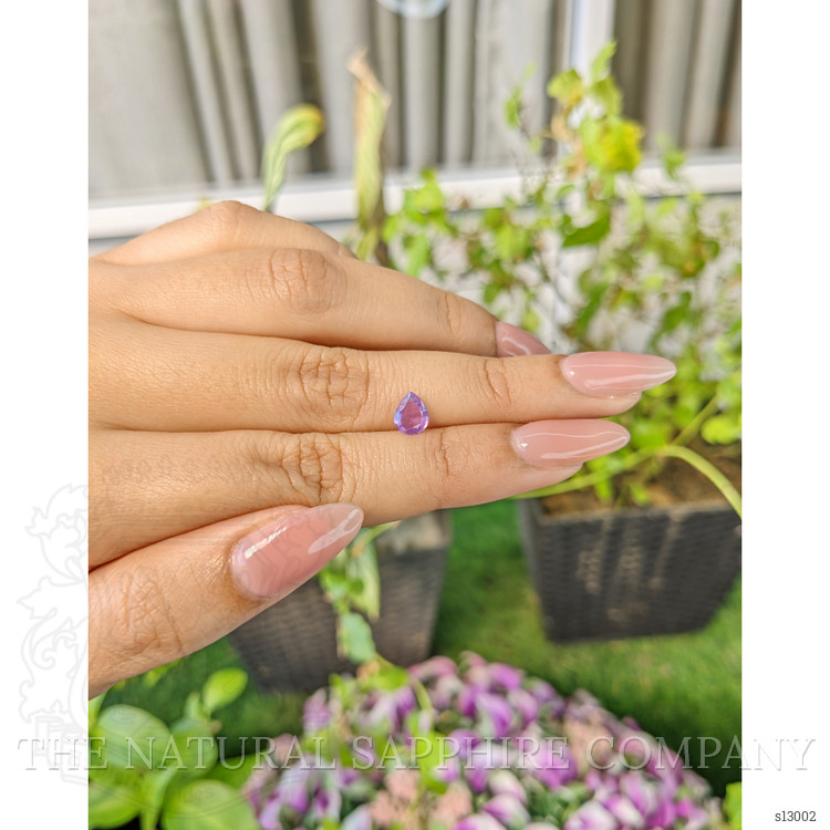 0.75 Ct. Pinkish Purple Sapphire from Ceylon (Sri Lanka)