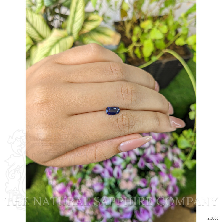 1.09 Ct. Blue Sapphire from Ceylon (Sri Lanka)