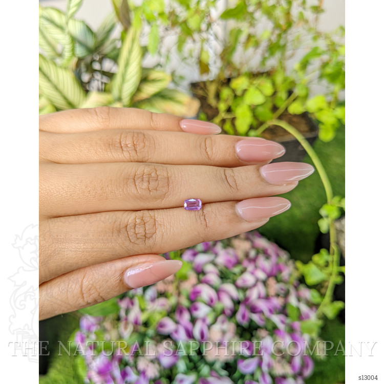 0.58 Ct. Purplish Pink Sapphire from Ceylon (Sri Lanka)