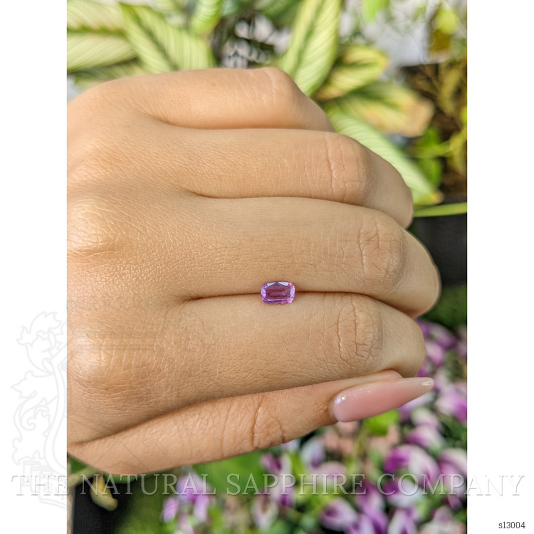 0.58 Ct. Purplish Pink Sapphire from Ceylon (Sri Lanka)