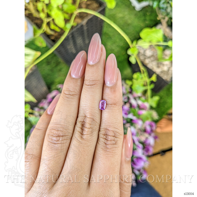 0.58 Ct. Purplish Pink Sapphire from Ceylon (Sri Lanka)