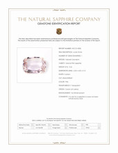 0.66 Ct. Pink Sapphire from Ceylon (Sri Lanka) Scan Report