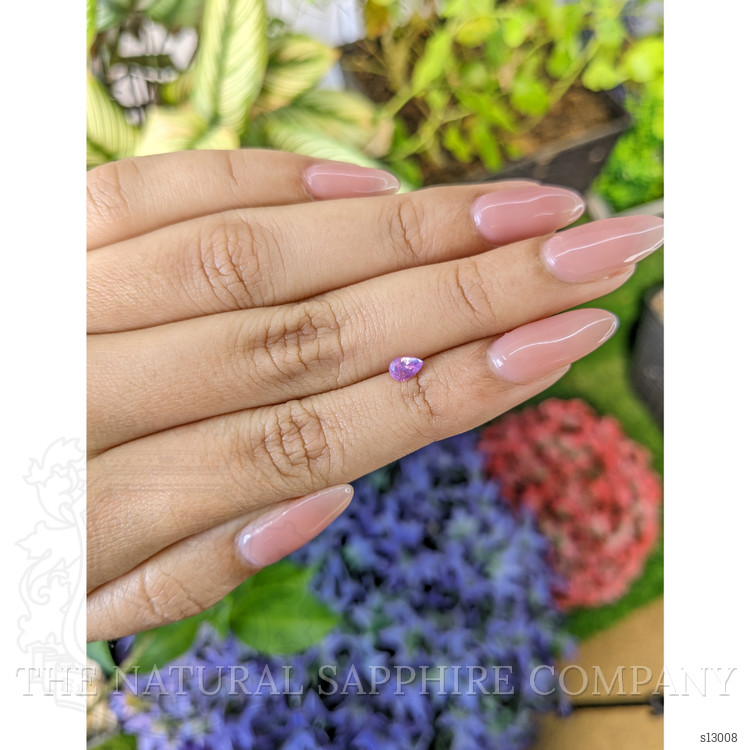 0.48 Ct. Pinkish Purple Sapphire from Ceylon (Sri Lanka)