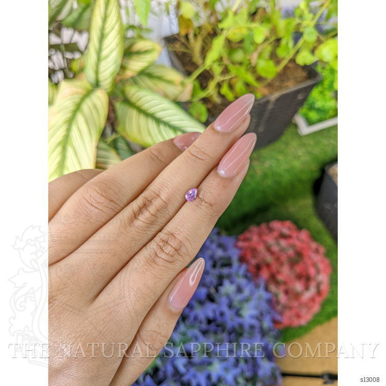 0.48 Ct. Pinkish Purple Sapphire from Ceylon (Sri Lanka)
