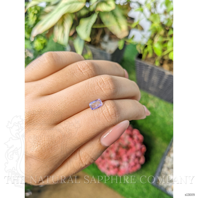 0.85 Ct. Purple Sapphire from Ceylon (Sri Lanka)