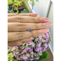 0.98 Ct. Violet Sapphire from Ceylon (Sri Lanka) Life Style