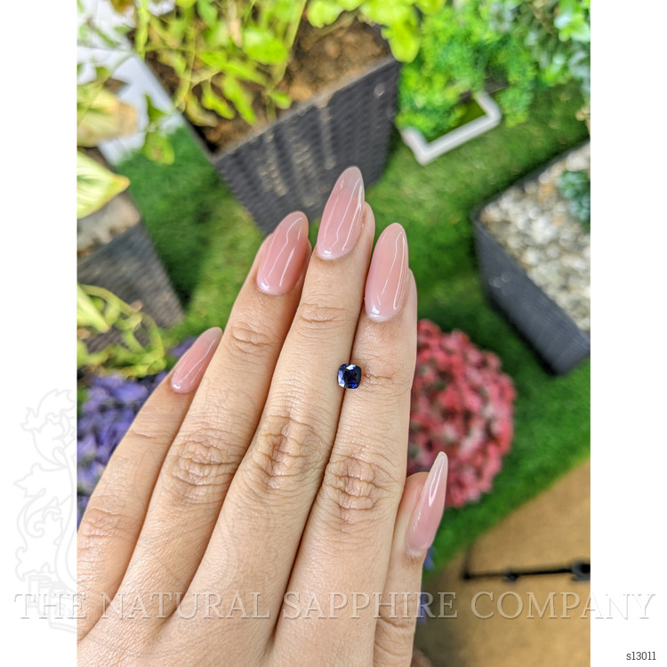 0.55 Ct. Blue Sapphire from Ceylon (Sri Lanka)