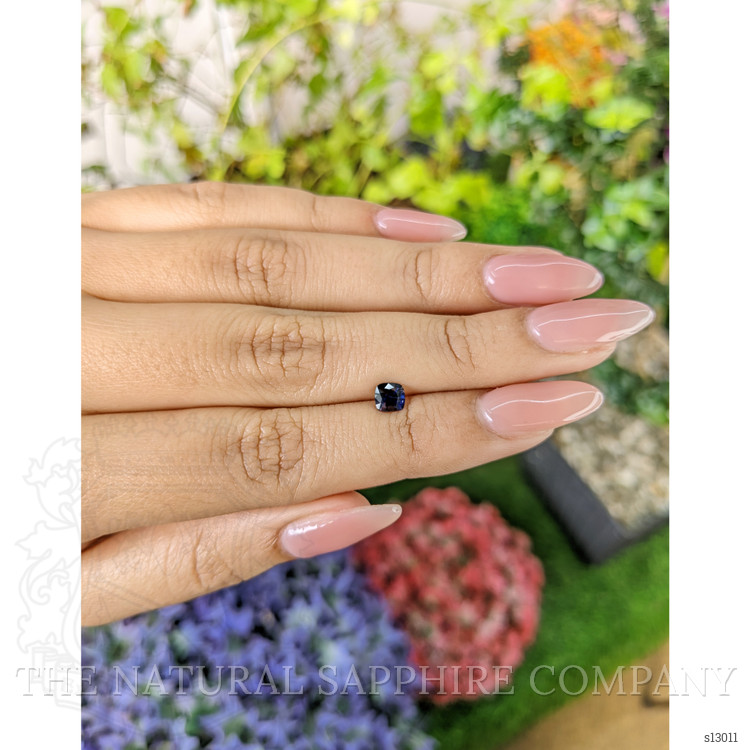 0.55 Ct. Blue Sapphire from Ceylon (Sri Lanka)