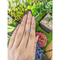 0.84 Ct. Blue Sapphire from Ceylon (Sri Lanka) Life Style