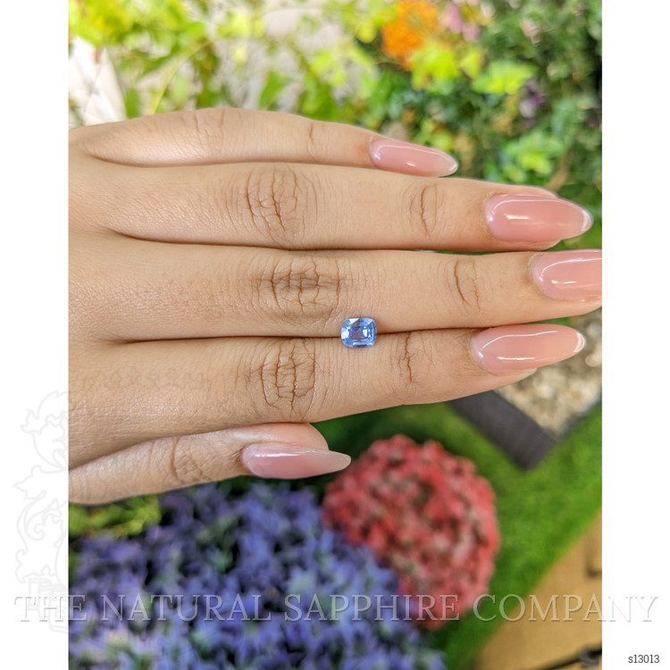 0.84 Ct. Blue Sapphire from Ceylon (Sri Lanka)