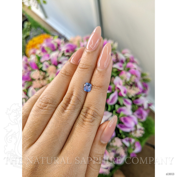 0.84 Ct. Blue Sapphire from Ceylon (Sri Lanka)