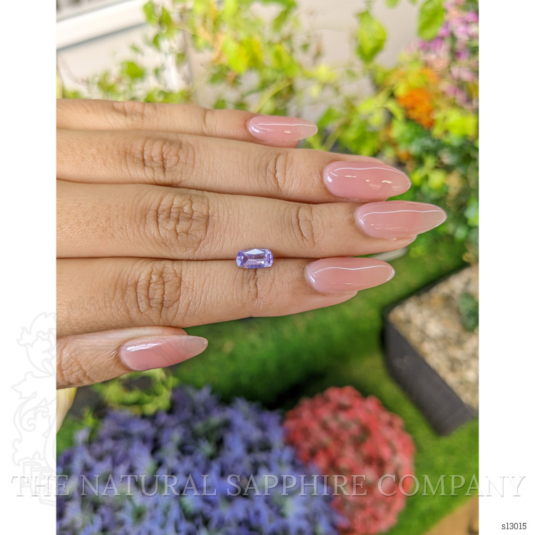 0.85 Ct. Purple Sapphire from Ceylon (Sri Lanka)
