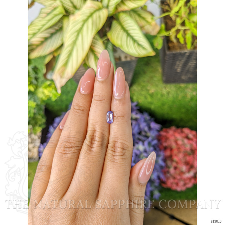 0.85 Ct. Purple Sapphire from Ceylon (Sri Lanka)