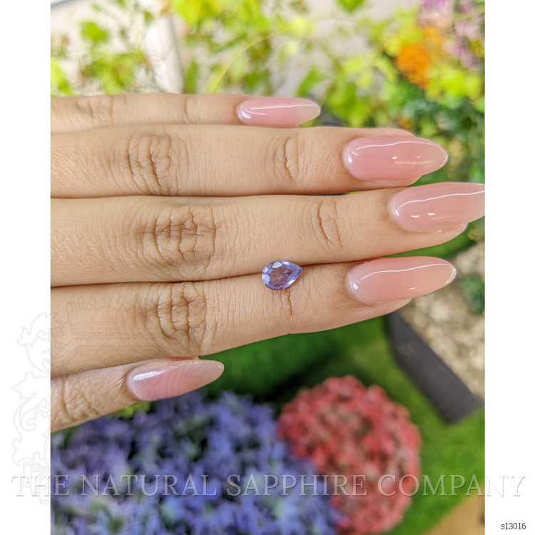 0.83 Ct. Violet Sapphire from Ceylon (Sri Lanka)