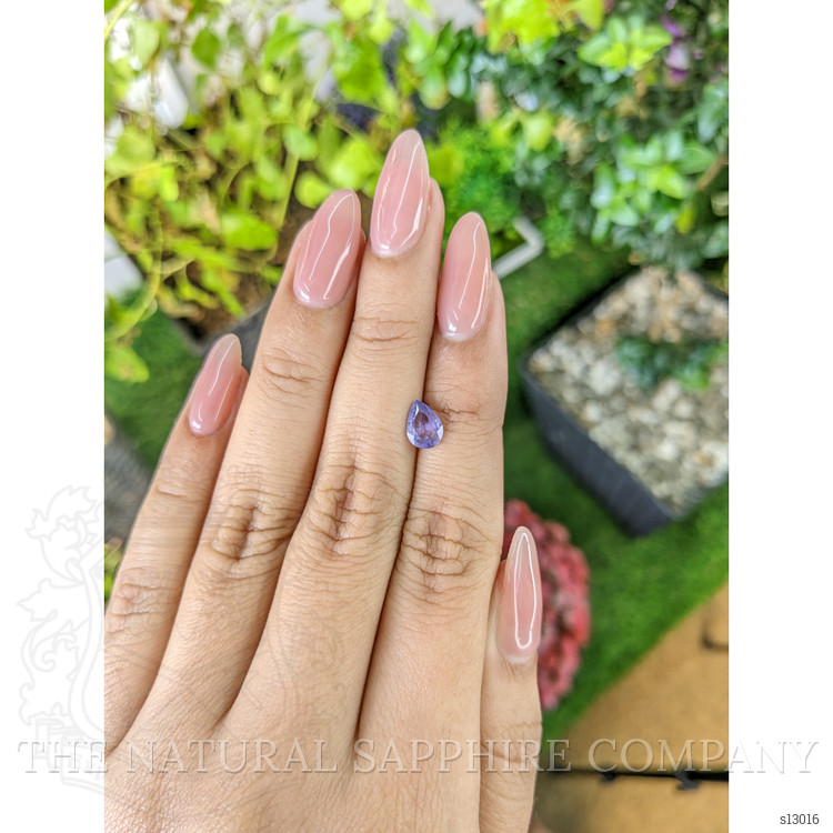 0.83 Ct. Violet Sapphire from Ceylon (Sri Lanka)