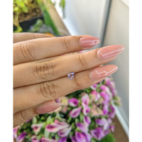 0.47 Ct. Purple Sapphire from Ceylon (Sri Lanka) Life Style