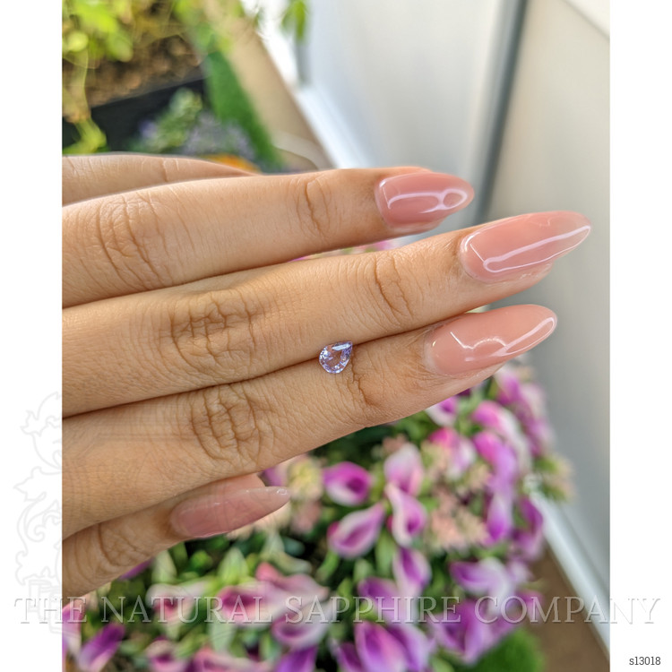 0.47 Ct. Purple Sapphire from Ceylon (Sri Lanka)