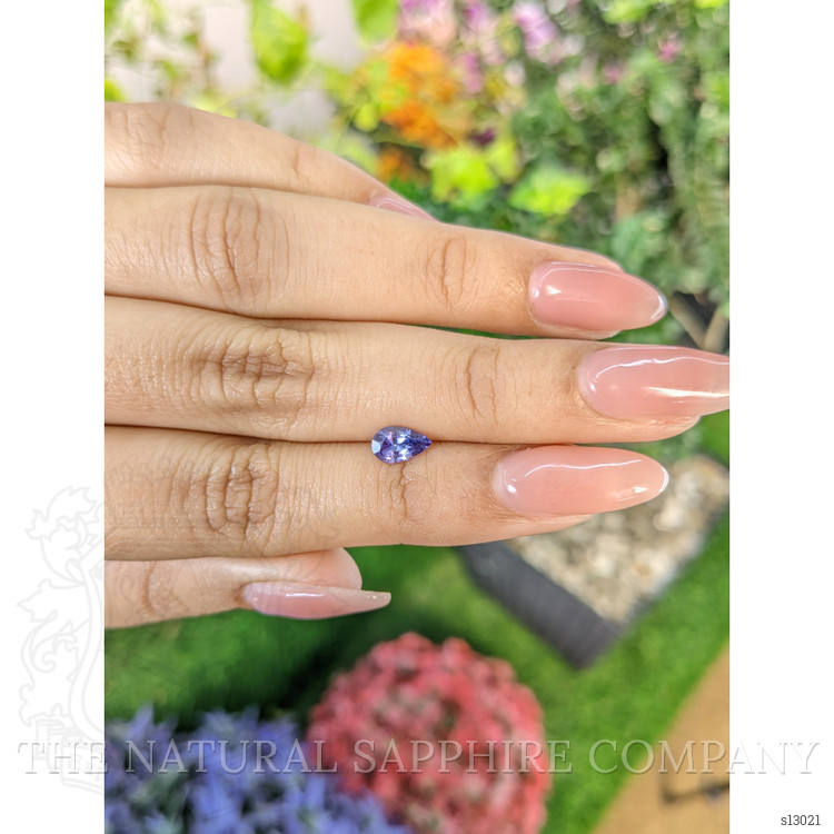 0.72 Ct. Violet Sapphire from Ceylon (Sri Lanka)