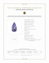 0.69 Ct. Purple Sapphire from Ceylon (Sri Lanka) Scan Report