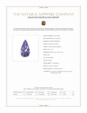 0.69 Ct. Purple Sapphire from Ceylon (Sri Lanka) Scan Report