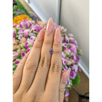 0.69 Ct. Purple Sapphire from Ceylon (Sri Lanka) Life Style