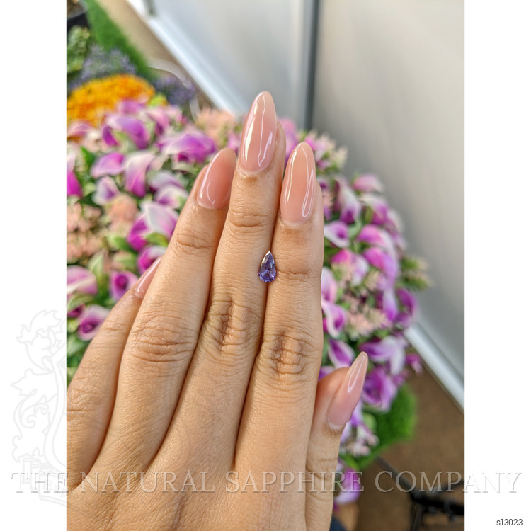 0.69 Ct. Purple Sapphire from Ceylon (Sri Lanka)
