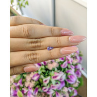 0.69 Ct. Purple Sapphire from Ceylon (Sri Lanka) Life Style