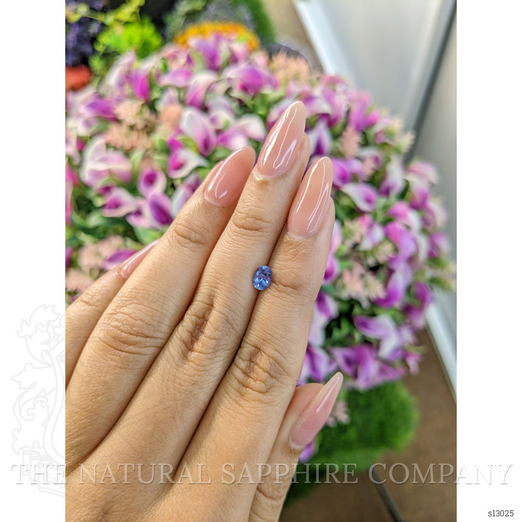 0.60 Ct. Blue Sapphire from Ceylon (Sri Lanka)